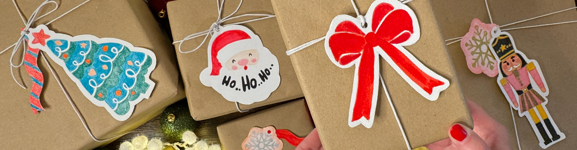decora pacchi Natale