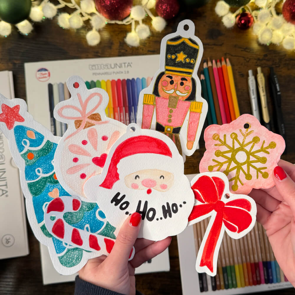 decora pacchi Natale regali