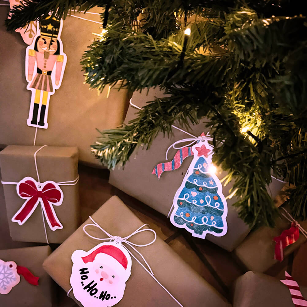decora pacchi Natale regali
