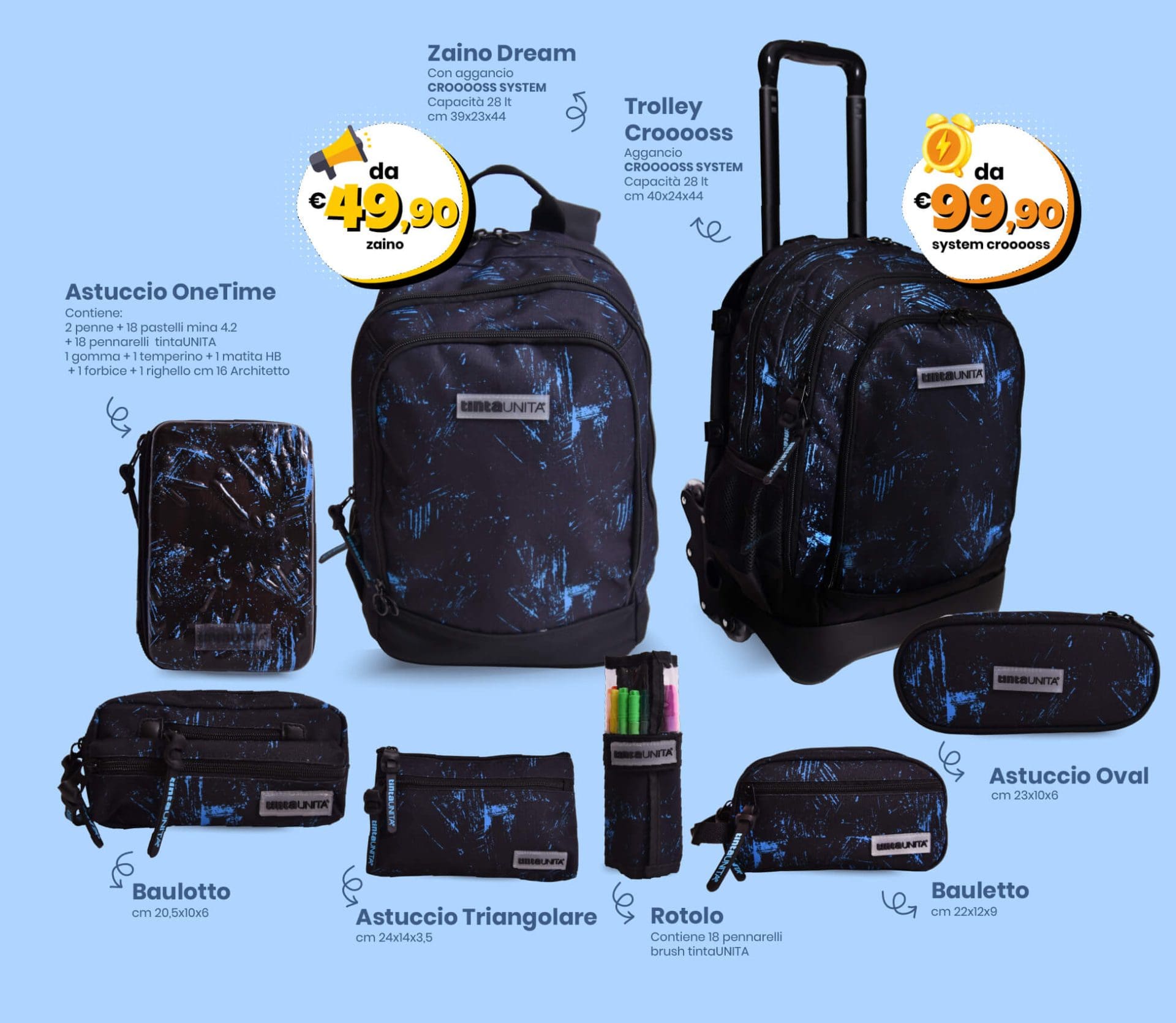 header TU zaini azzurro mod