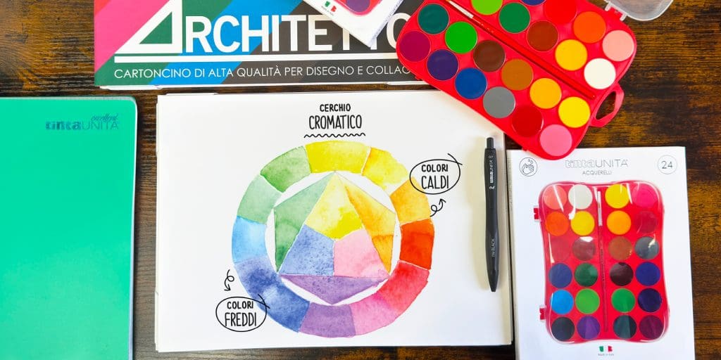 tintaUNITA Colori caldi freddi cerchiocromatico