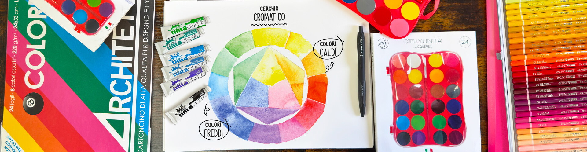 tintaUNITA Colori caldi freddi header