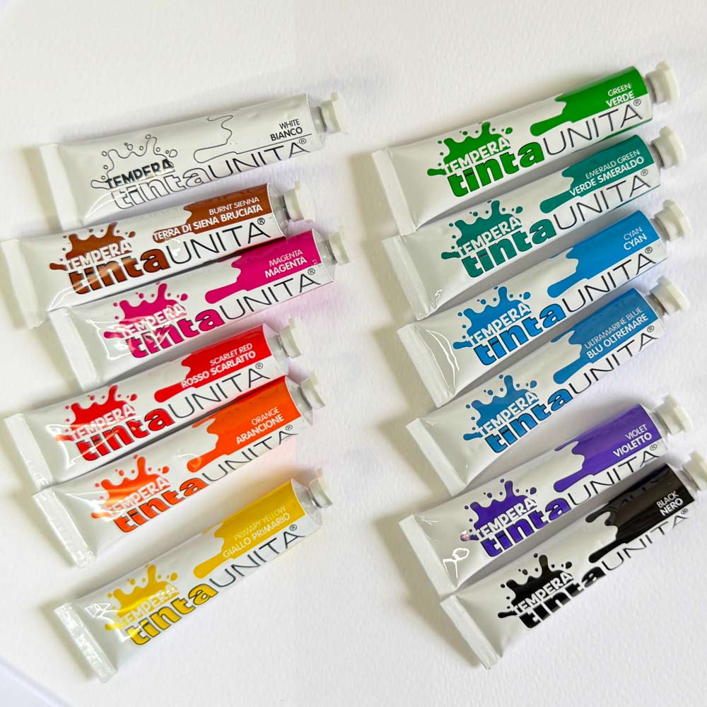 tintaUNITA Colori materiali tempere