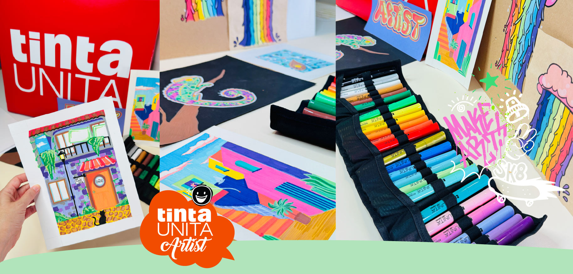 marker sfondo testo colore