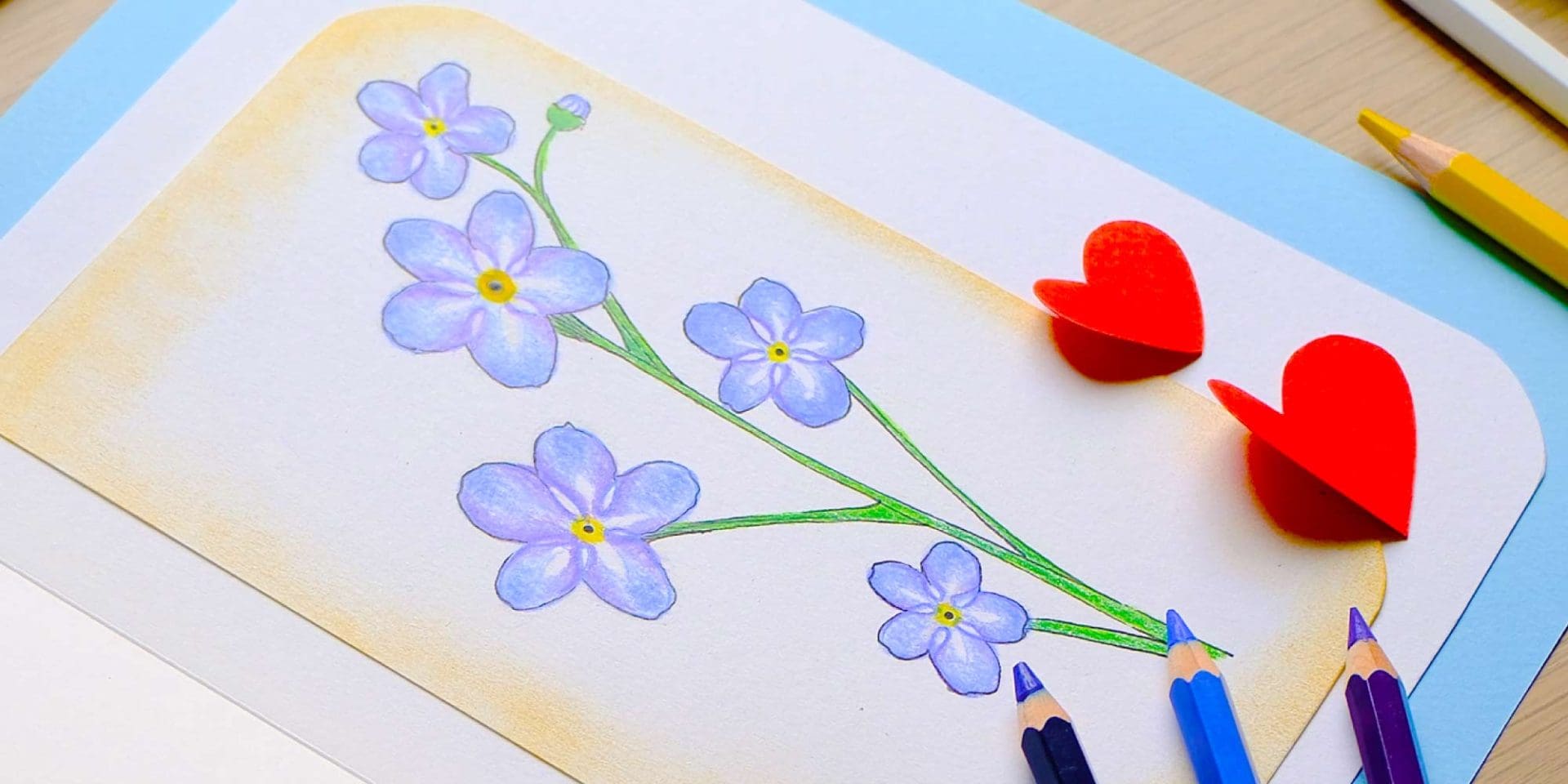 tintaUNITA lavoretti festa nonni fiore disegno