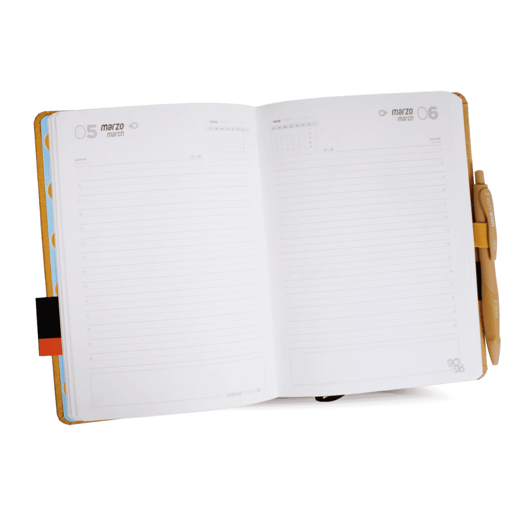 agende giornaliera Apenna colore