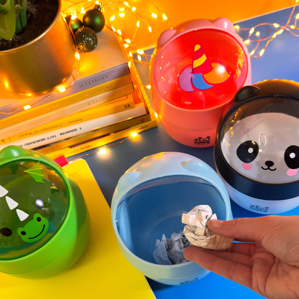 kids natale zoo cestino social