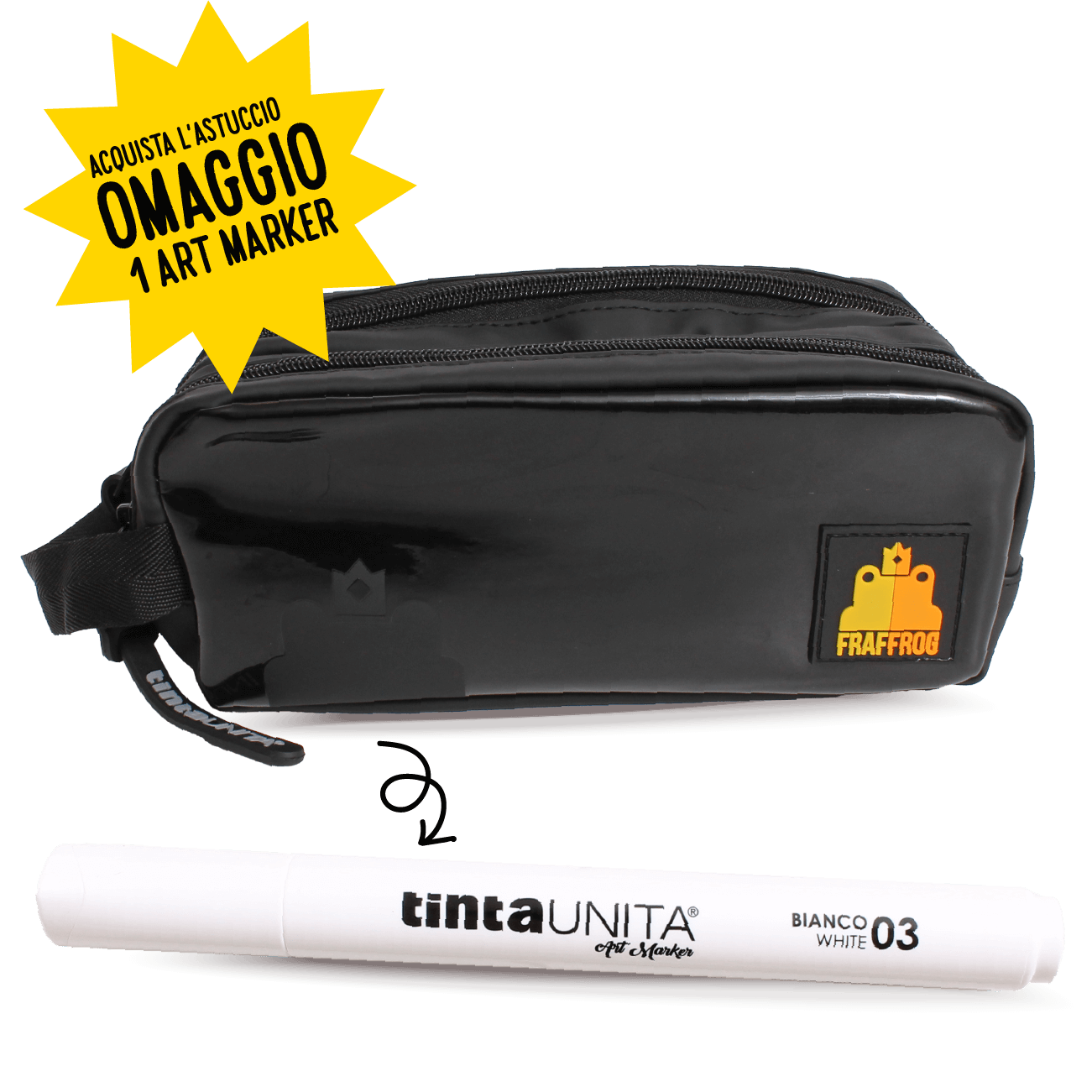 fraffrog color cucito astucci new