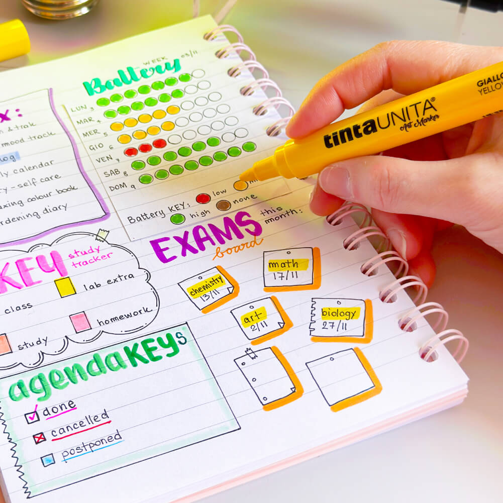 tintaUNITA BulletJournal intro info