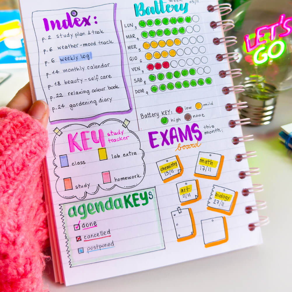 tintaUNITA BulletJournal intro info