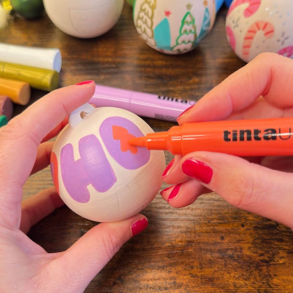 tintaUNITA PallineNatale colorare marker