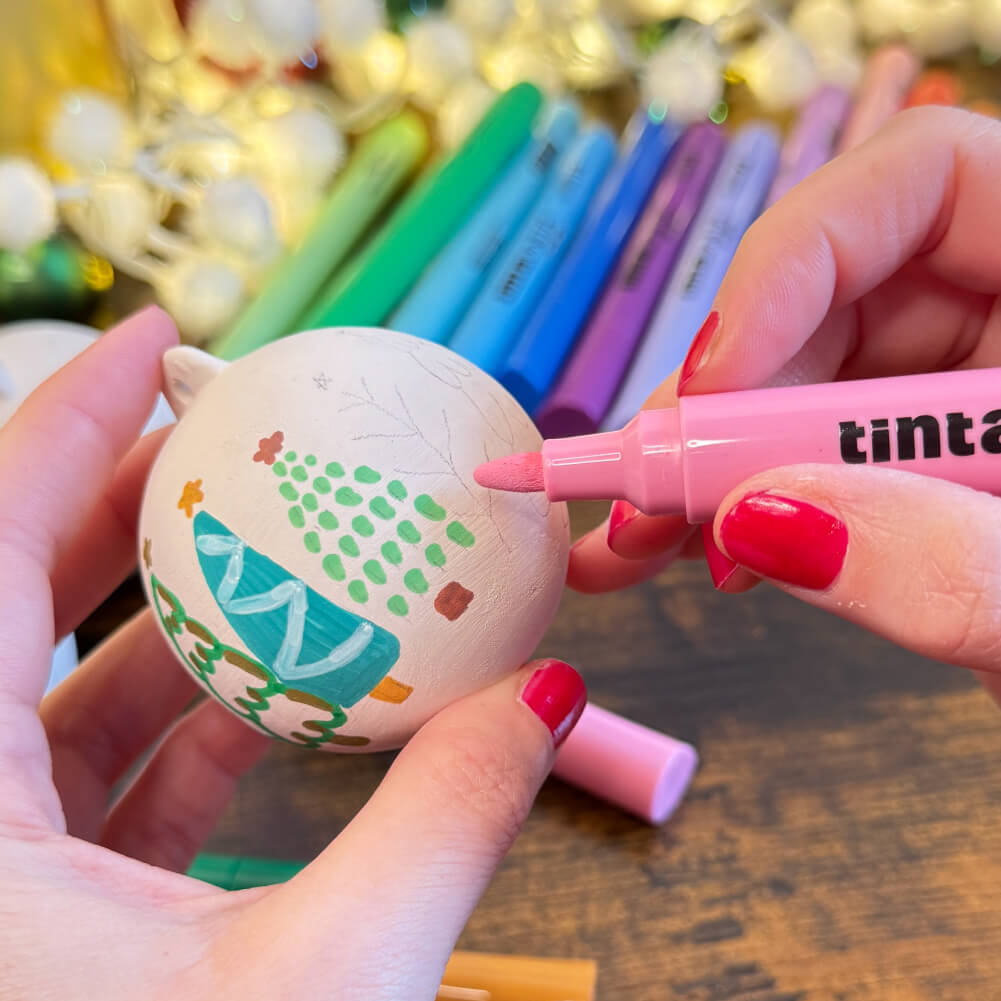 tintaUNITA PallineNatale colorare marker