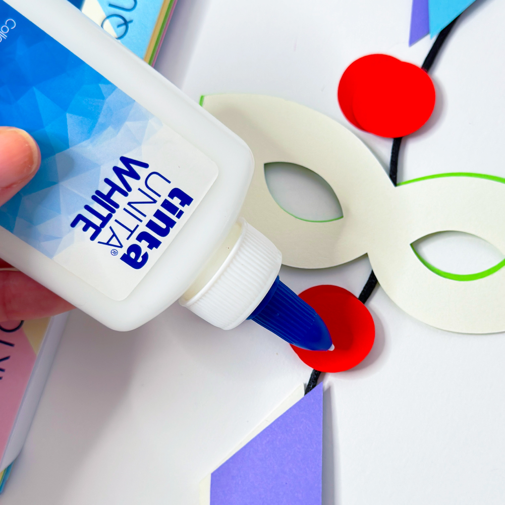 tintaUNITA lavorettiCarnevale materiali faidate