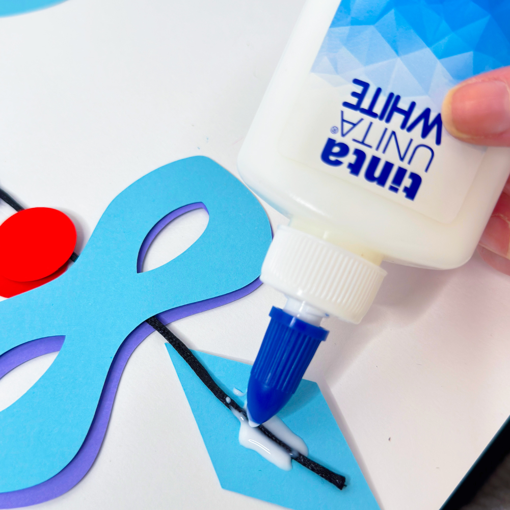 tintaUNITA lavorettiCarnevale materiali faidate