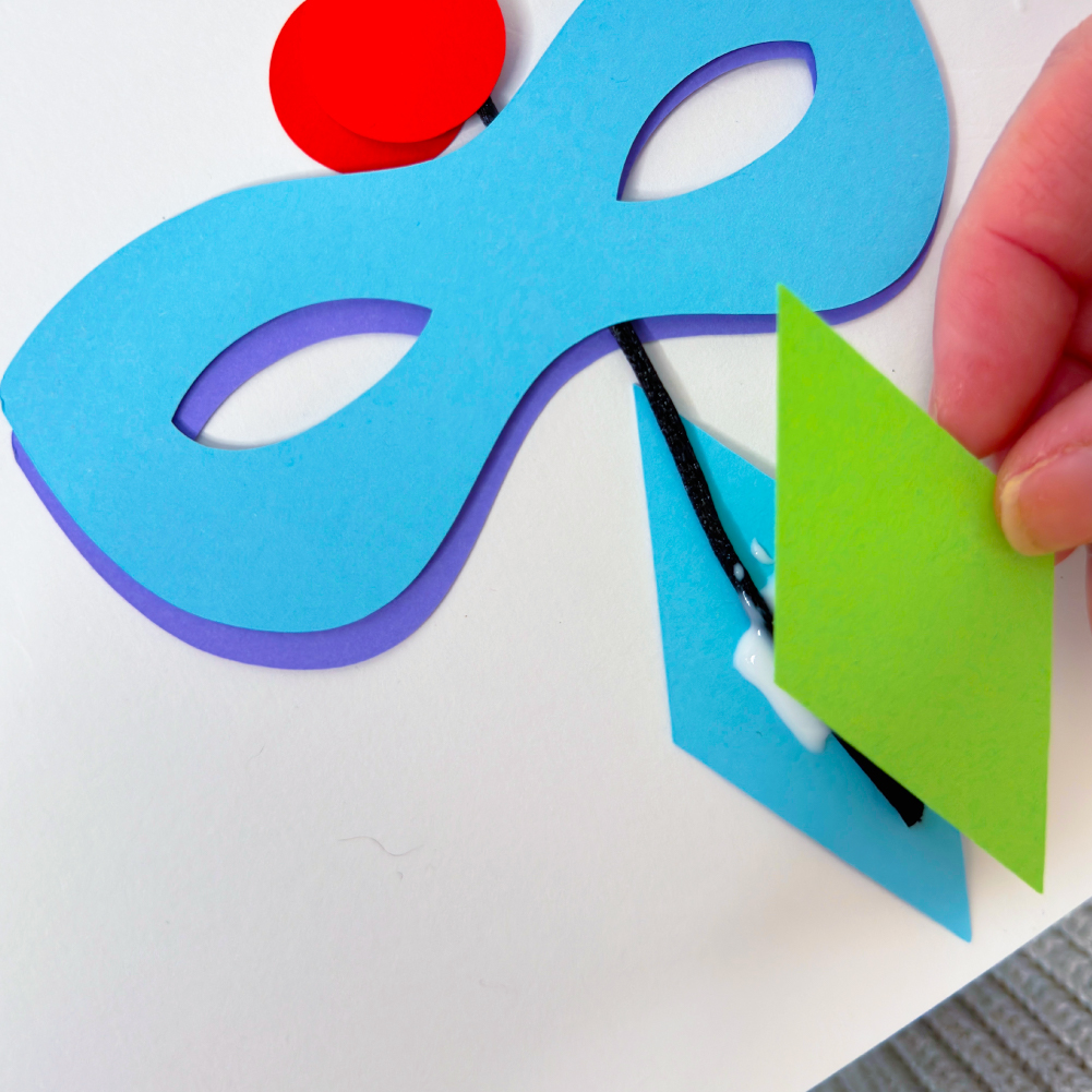 tintaUNITA lavorettiCarnevale materiali faidate