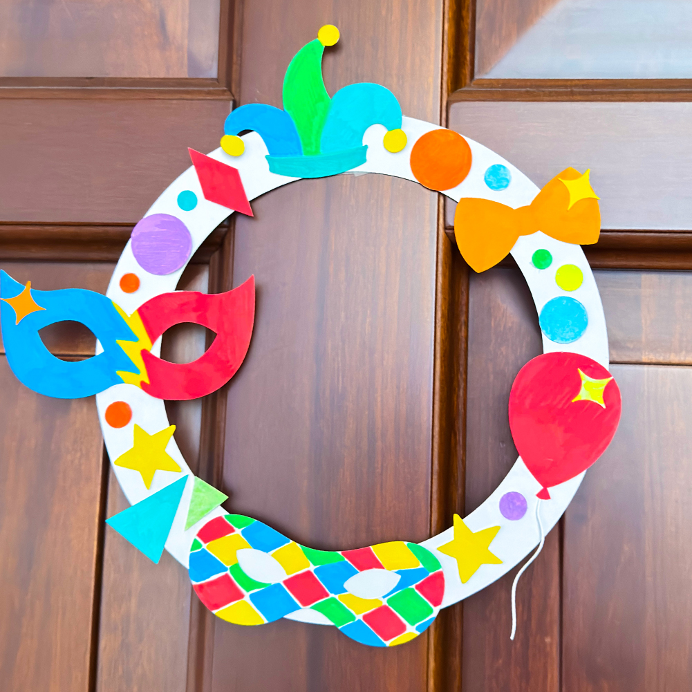 tintaUNITA lavorettiCarnevale materiali faidate