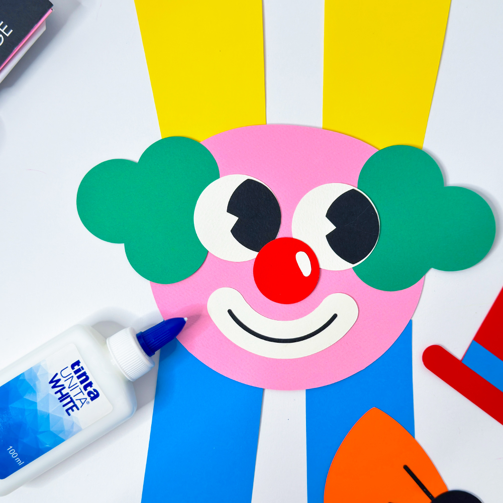 tintaUNITA lavorettiCarnevale materiali faidate