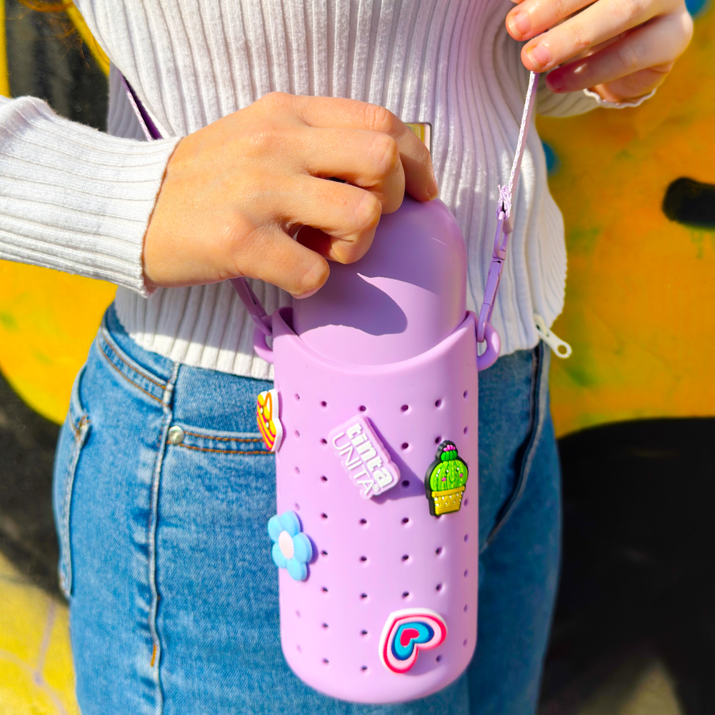 CLIKCHIC silicone lilla